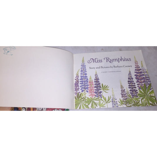 Miss Rumphius by Barbara Cooney Picture Story Book