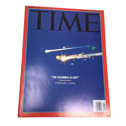 Vintage Collectible TIME Magazine "The Columbia is Lost'' Feb. 1, 2003