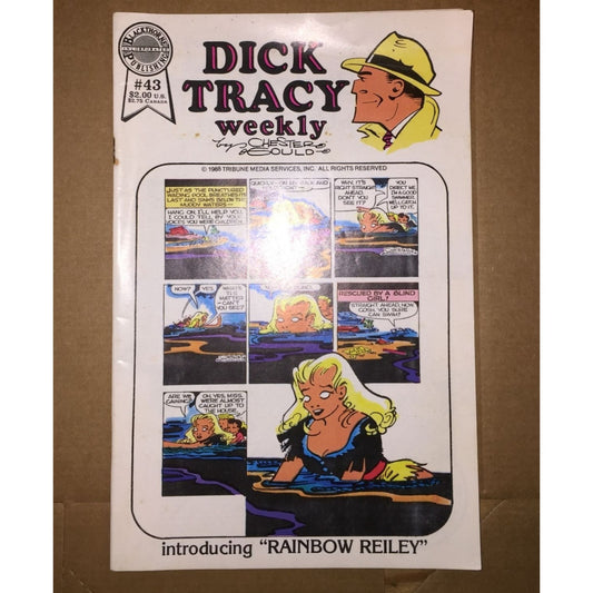 Dick Tracy #43 Weekly by Chester Gould Vintage Comic Book