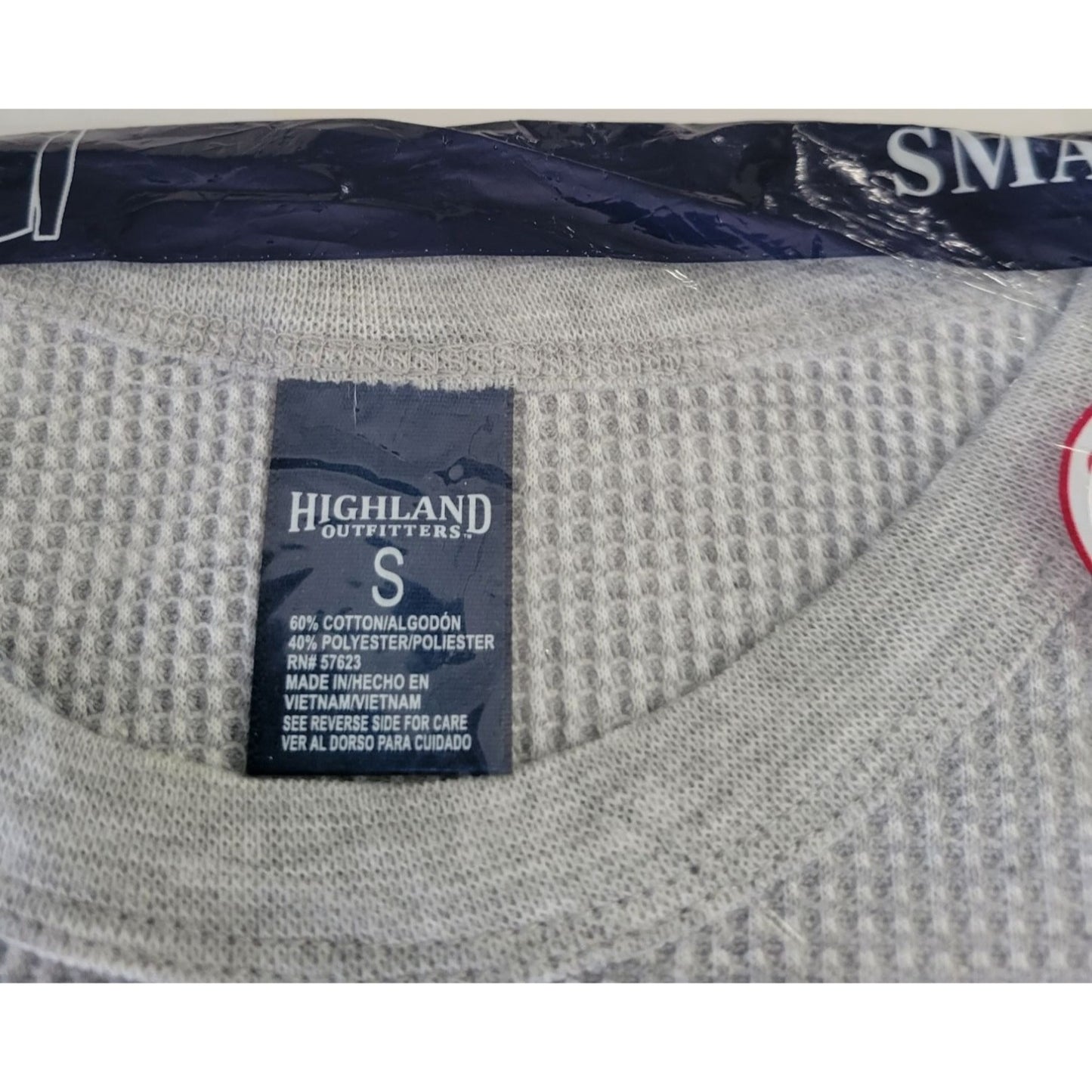 Highland Outfitters Thermal Knit Fabric 2 Thermal Tops Size Small (mens)