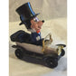 DISNEY TOMY Toy Diecast Car Mickey Mouse in Top Hat Driving