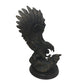 Majestic American Bald Eagle Skimming Over Water to Catch Fish Sculpture Figurine/Statue