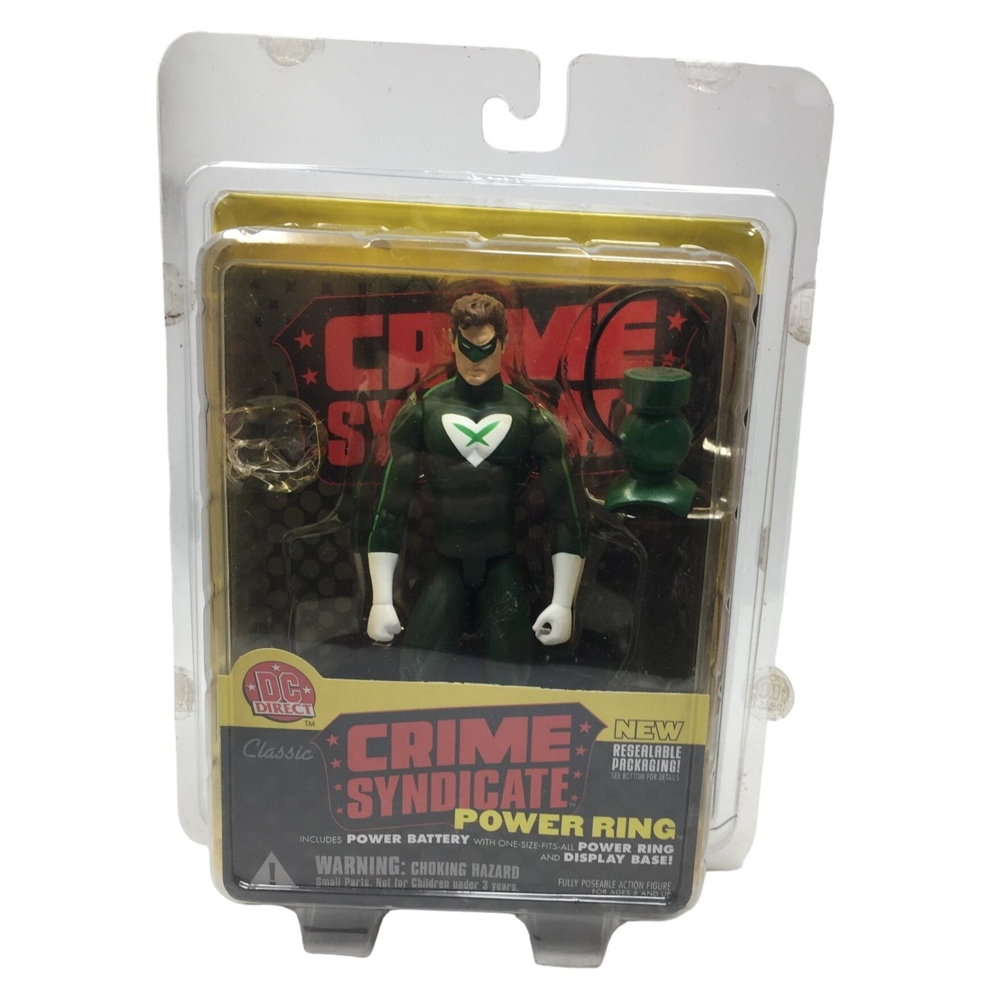 DC Direct Classic Crime Syndicate Power Ring Green Lantern Action Figure