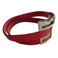 Hermes Pousse - Pousse Red Leather Wrap Bracelet