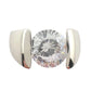 Shimmering and Beautiful 2.00 Carat DiamondLite Solitaire Ring  - Sterling - A+ Stuff