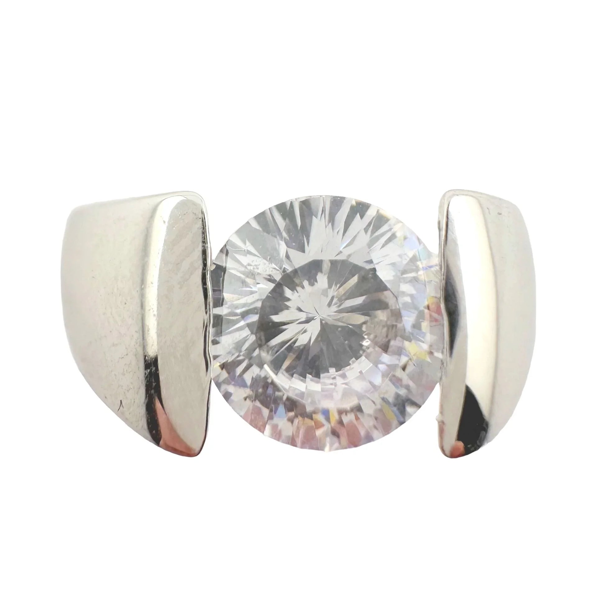 Shimmering and Beautiful 2.00 Carat DiamondLite Solitaire Ring  - Sterling - A+ Stuff