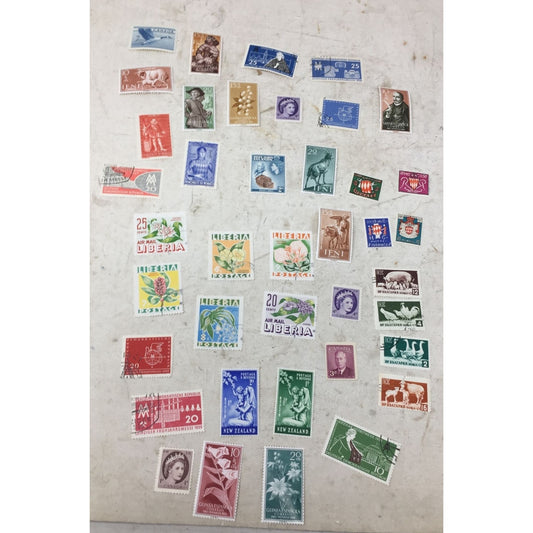 Limited Edition German Democratic Republic Brightly Colored Postage Stamps