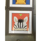 Art.com Peek-A-Boo Framed Wall Art of Different Animals for Child's Room