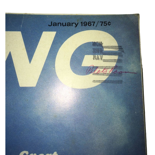 Vintage January 1967 FLYING "World's Most Widely Read Aviation Magazine"