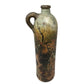 Folk Art Handprinted Tall stoneware jug with fine art scene