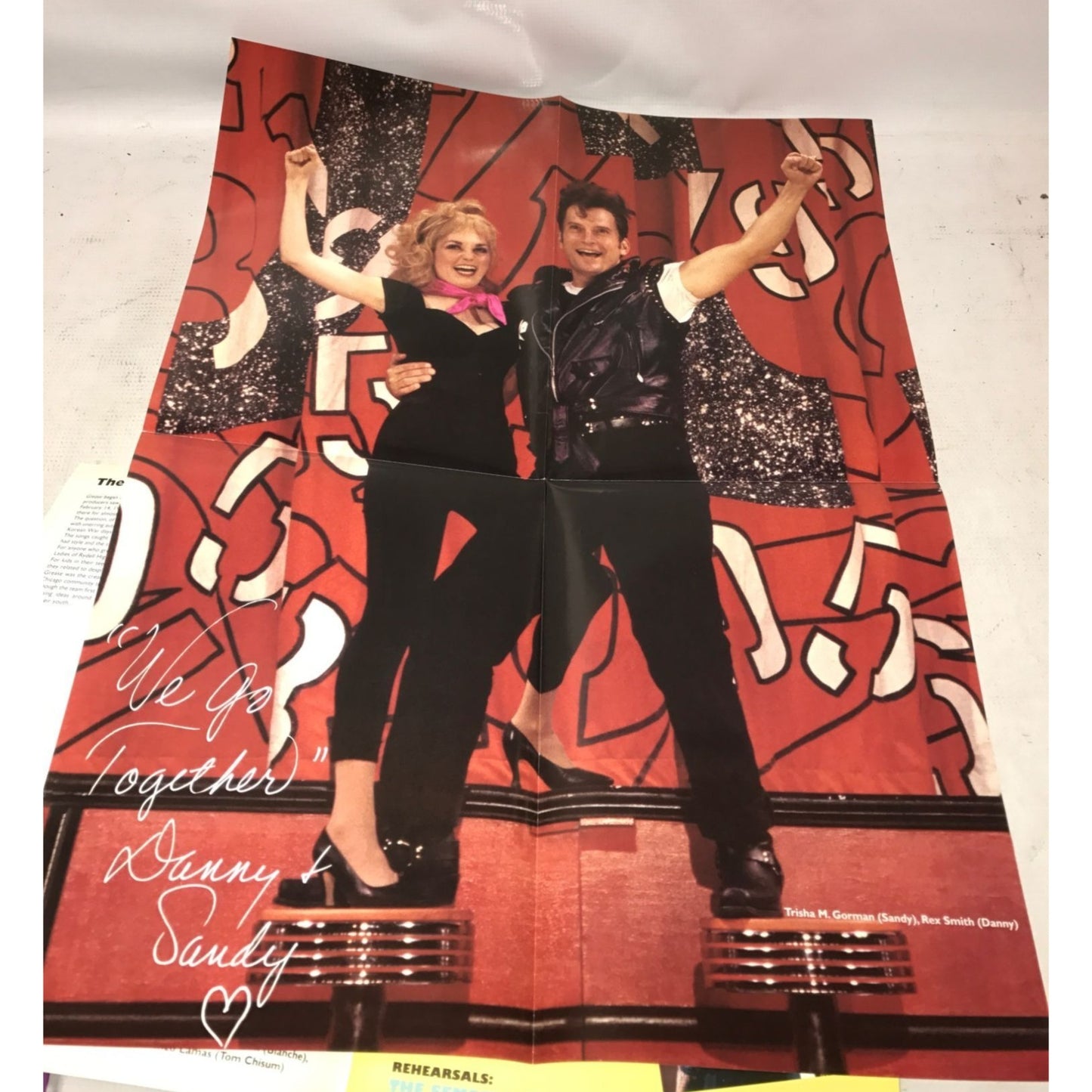 Vintage Theater Musical Program Souvenir - Grease