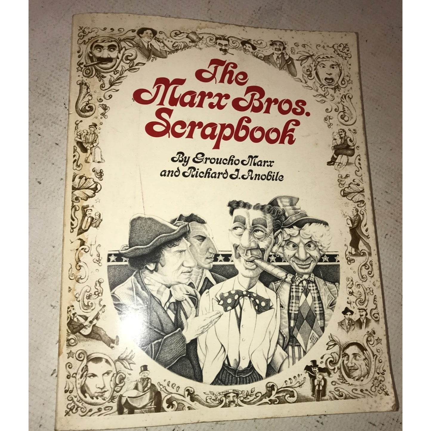 The Marx Bros Scrapbook - By Groucho Marx and Ricard Anobile