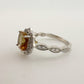 Pretty and Petite Antique Style Lab Created Sultanite Ring Size 8