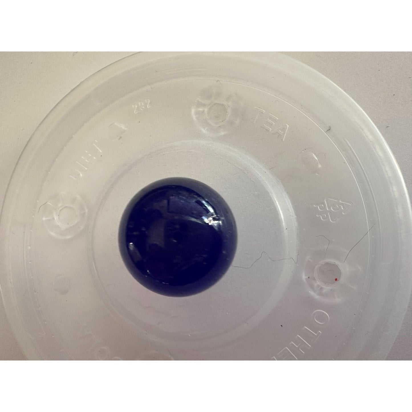 Set of 10 Vintage Royal Blue Large Shooter Marbles