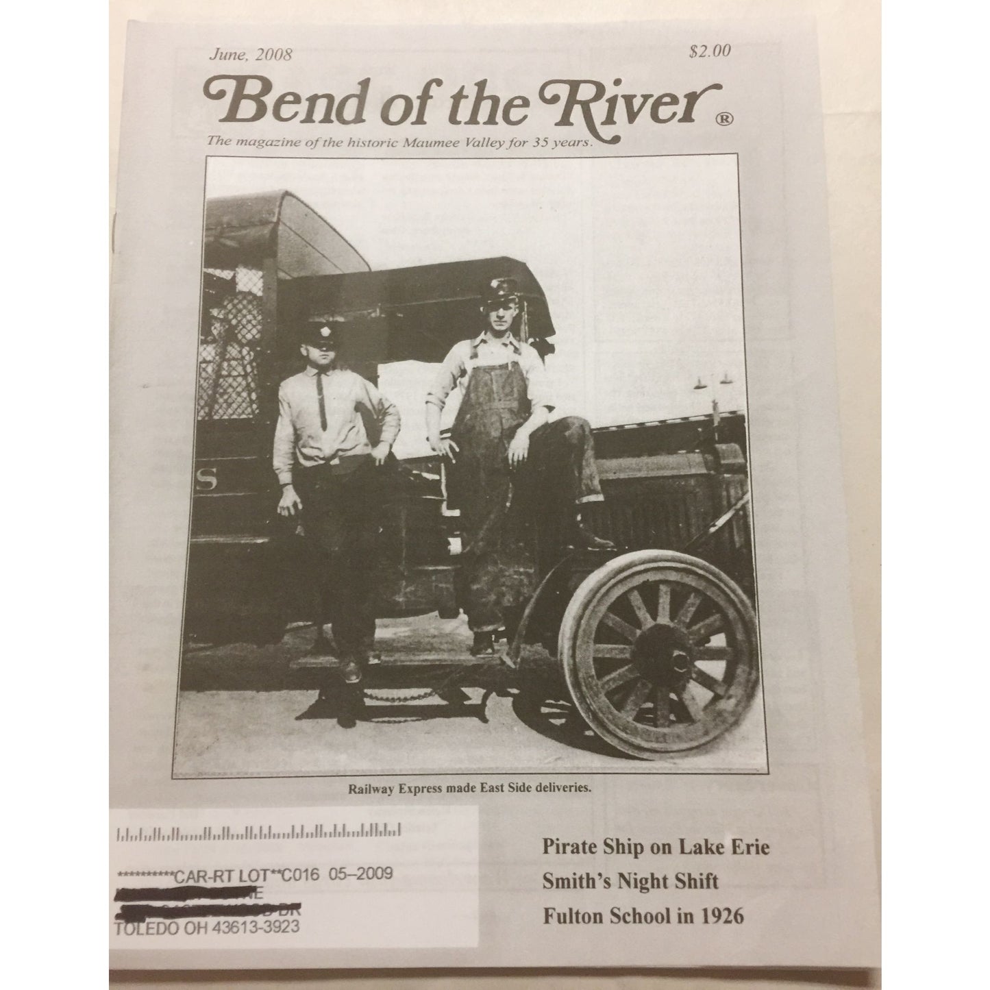 BEND OF THE RIVER Magazine Historic Maumee Valley  June 2008 Issue