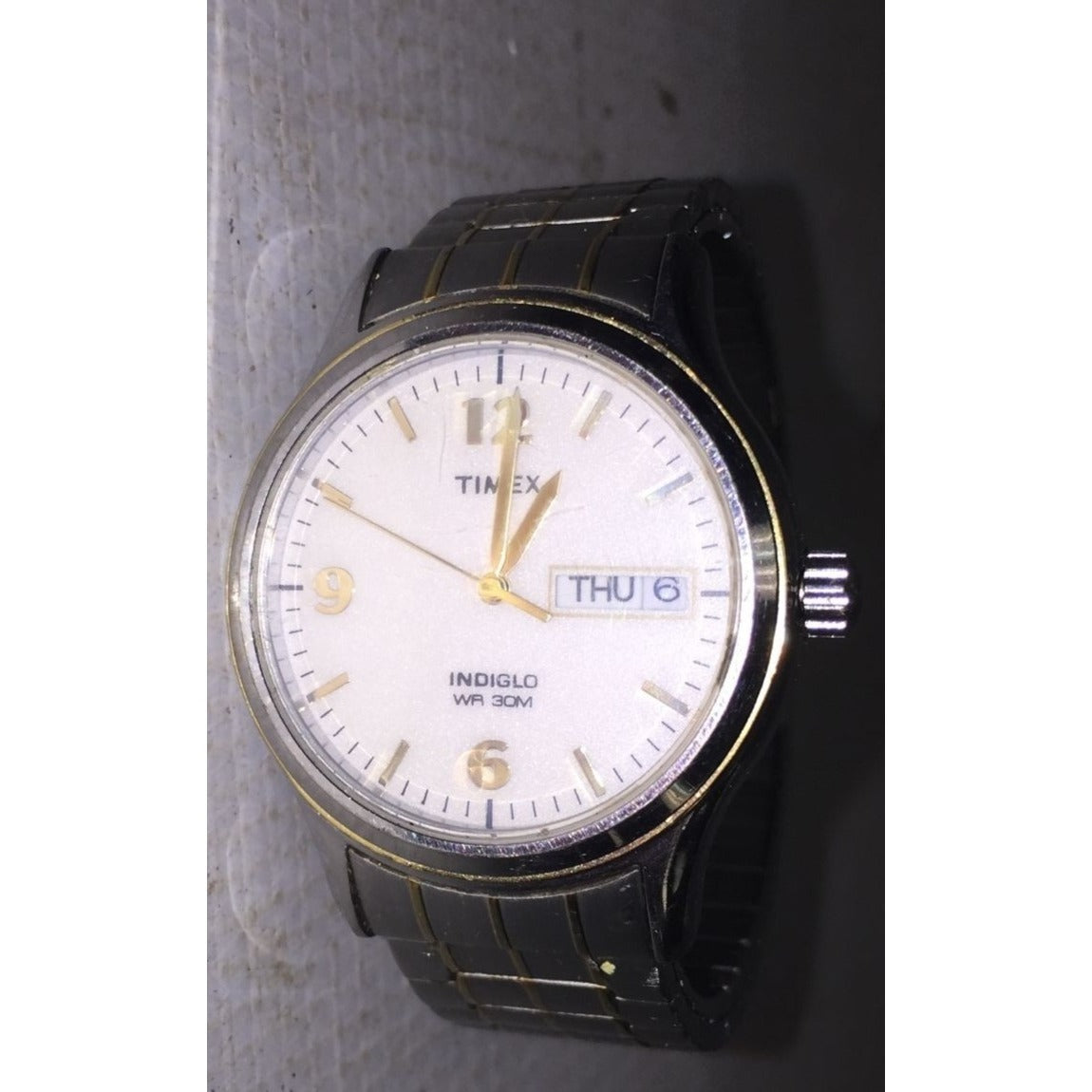 Vintage Silver Toned TIMEX Watch- Untested/Unsure if this Works