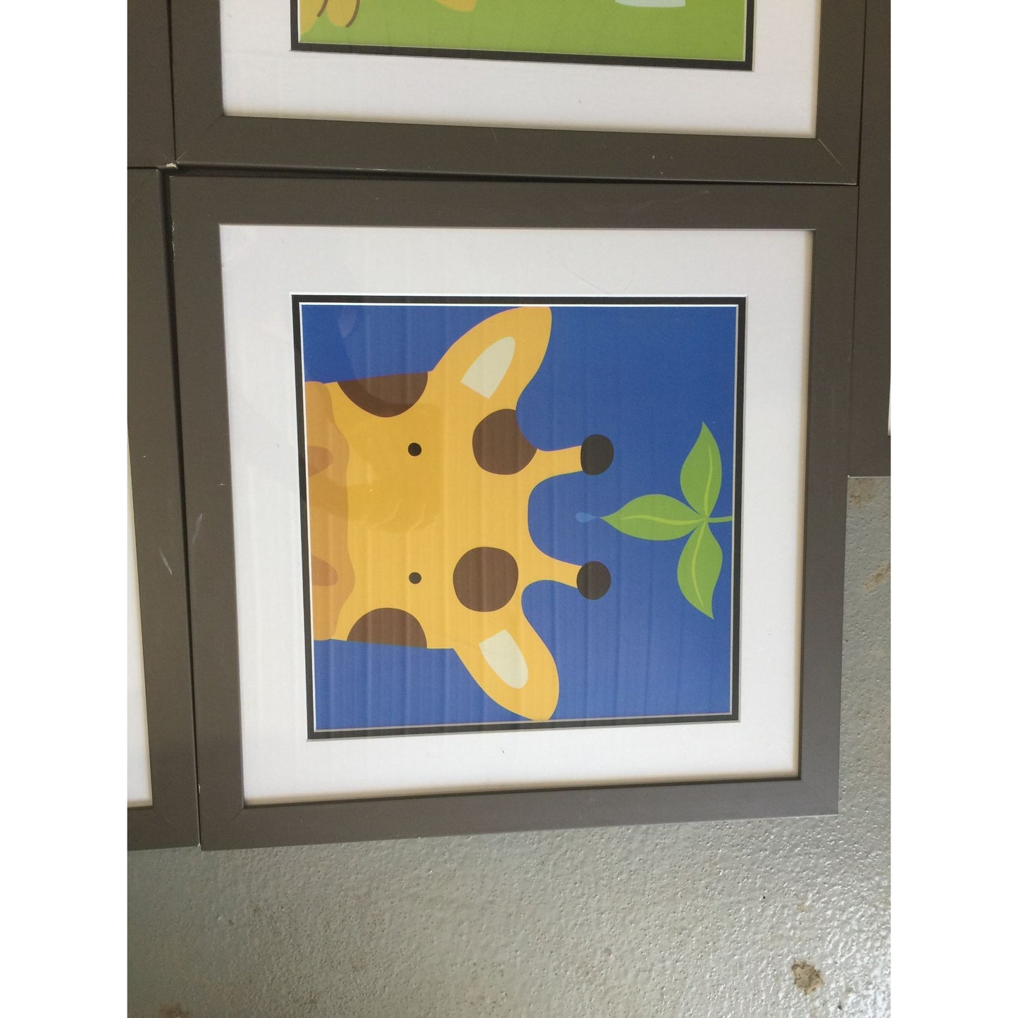 Art.com Peek-A-Boo Framed Wall Art of Different Animals for Child's Room