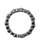 Womens Sterling Silver Ring w/ Simulated Diamonds Size 7