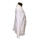 Womens Flair White Collared Button Up Long Sleeved Blazer Size Medium