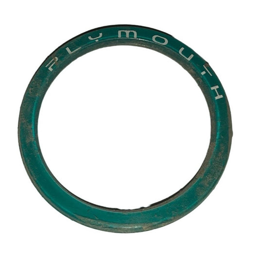 PLYMOUTH Auto Patch/Emblem (Green Circular Ring)