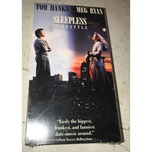 Sleepless in Seattle Classic Romantic Comedy VHS - Tom Hanks, Meg Ryan