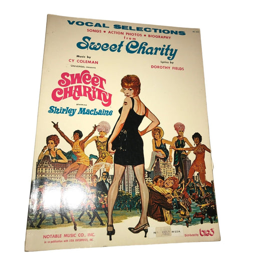 Vocal Selections - Sweet Charity - vintage sheet music Songbook