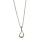 Tiffany and Co Elsa Peretti Teardrop Pendant Necklace 16" - Sterling Silver