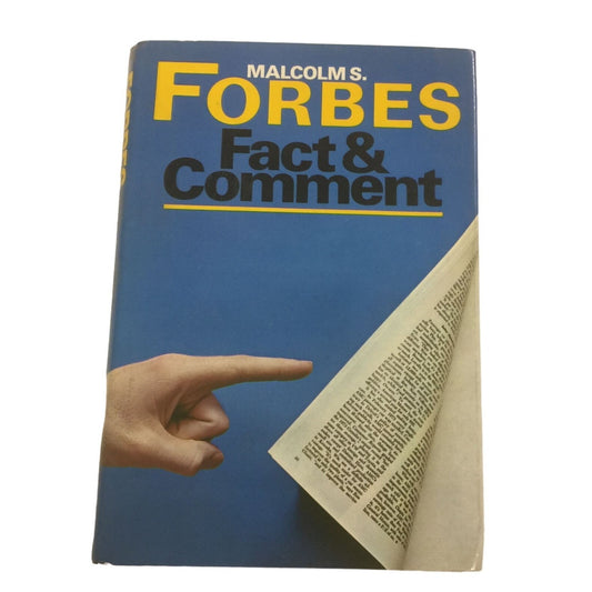 Fact & Comment Vintage Book by Malcolm Forbes