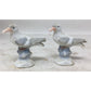 Two Small Miniature Ceramic Seagull Figurines- Made in Germany