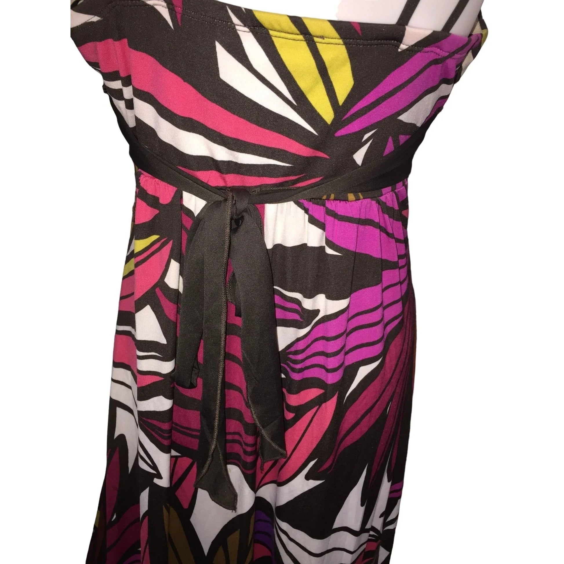 Sequin Hearts Dress Women's Medium- Dress with Spaghetti Straps/ Colorful Pattern sequin hearts  A+ Stuff