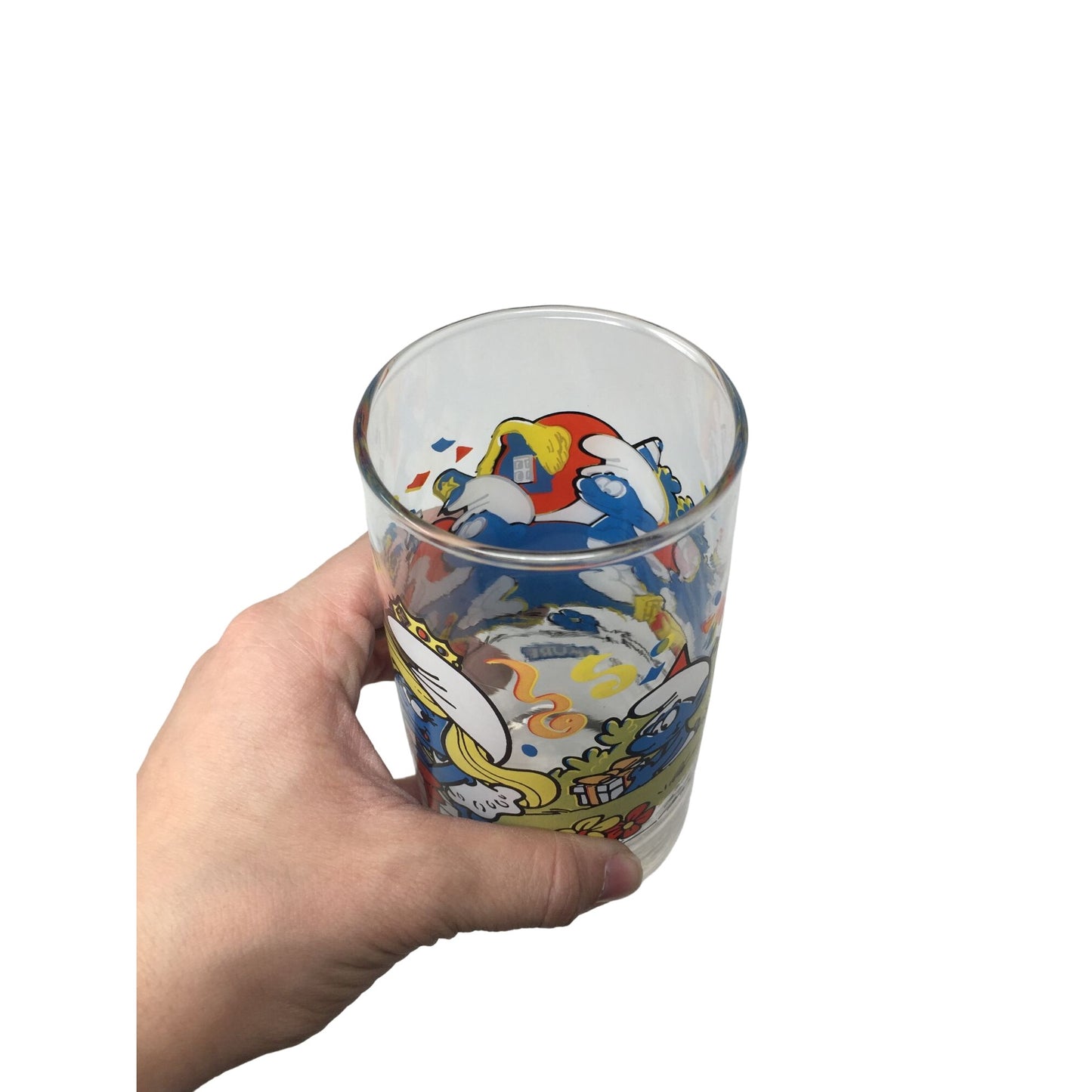 Vintage Smurfs Collectible Drinking Glass Tumbler