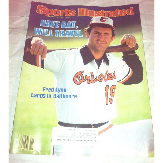 Vintage Sports Illustrated Magazine "Have Bat, Will Travel" Fred Lynn