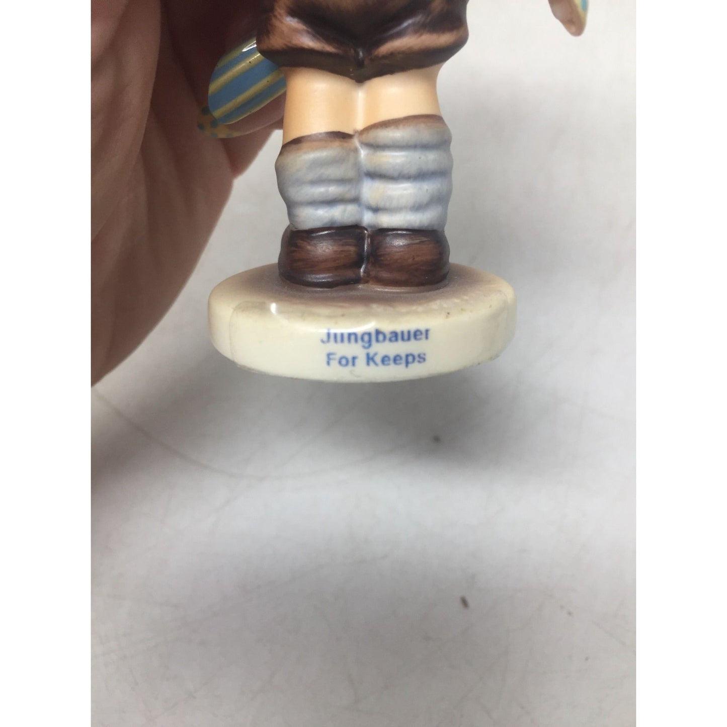 Vintage Goebel M.I. Hummel Figurine titled "For Keeps" (Hum 630). A+ Stuff  A+ Stuff Figurines