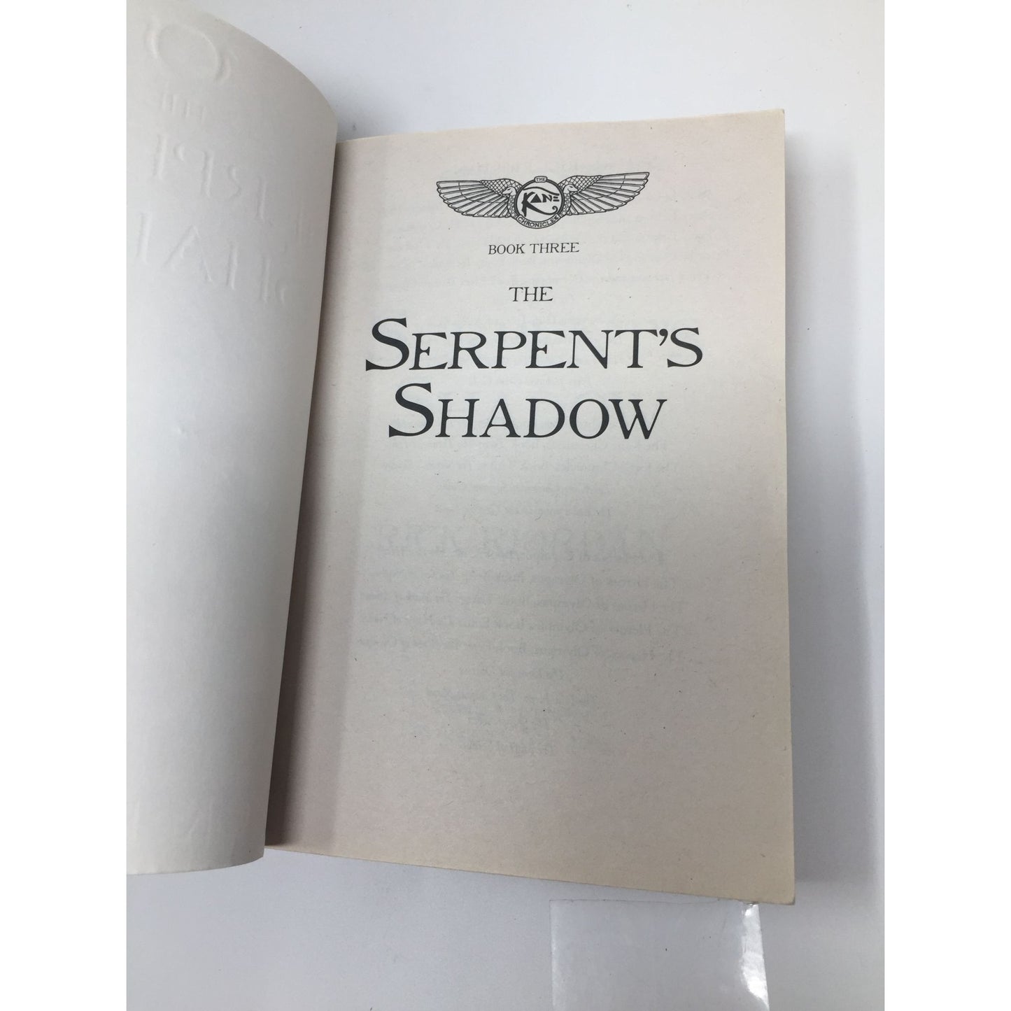 The Serpent's Shadow Paperback book by Rick Riordan