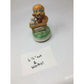 Vintage Fred Roberts Japan Ceramic Music Box Girl at Lemonade Stand