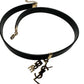 Yves Saint Laurent YSL Beaute Leatherette Choker / Bracelet w YSL & Libre Charms