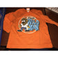 Little Wild Man Size 12 mos boys shirt - long sleeves orange - Kids shirt