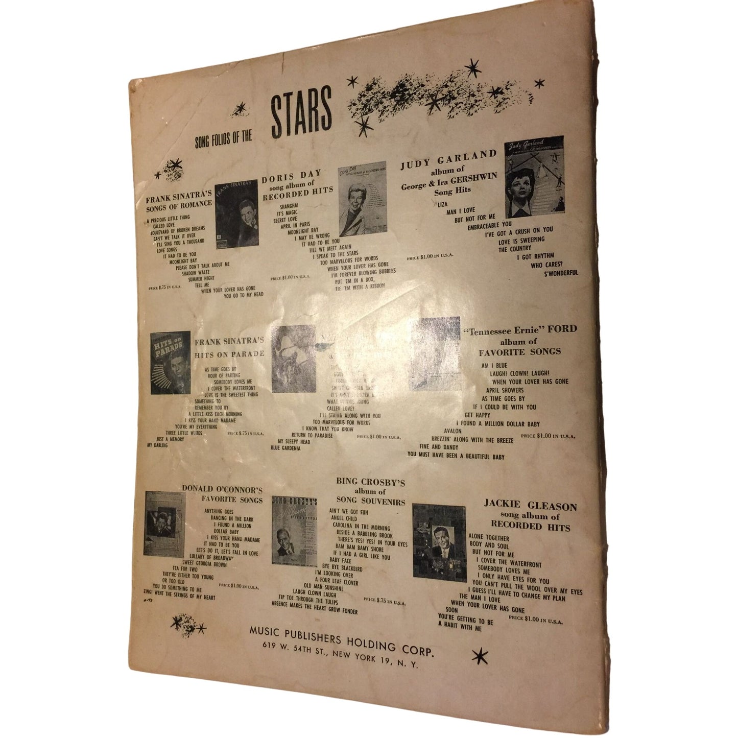 Vintage Album of Popular Songs NEW AND OLD Songbook Sheet Music