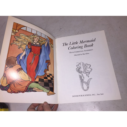 The Little Mermaid Coloring Book by Hans Christian Andersen