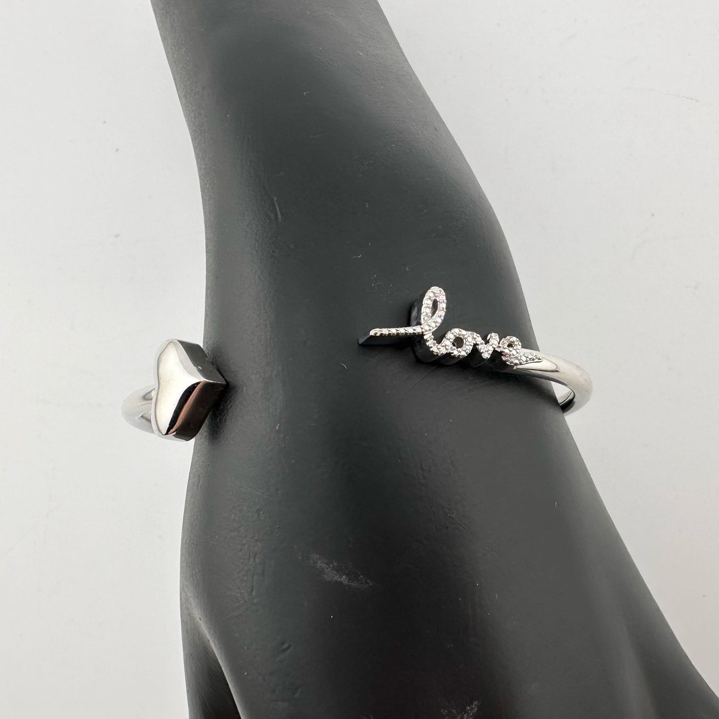 Sterling Silver "LOVE" Cuff Bracelet