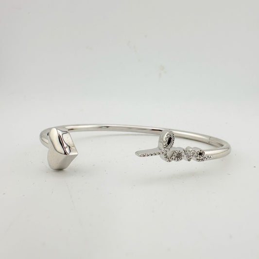 Sterling Silver "LOVE" Cuff Bracelet