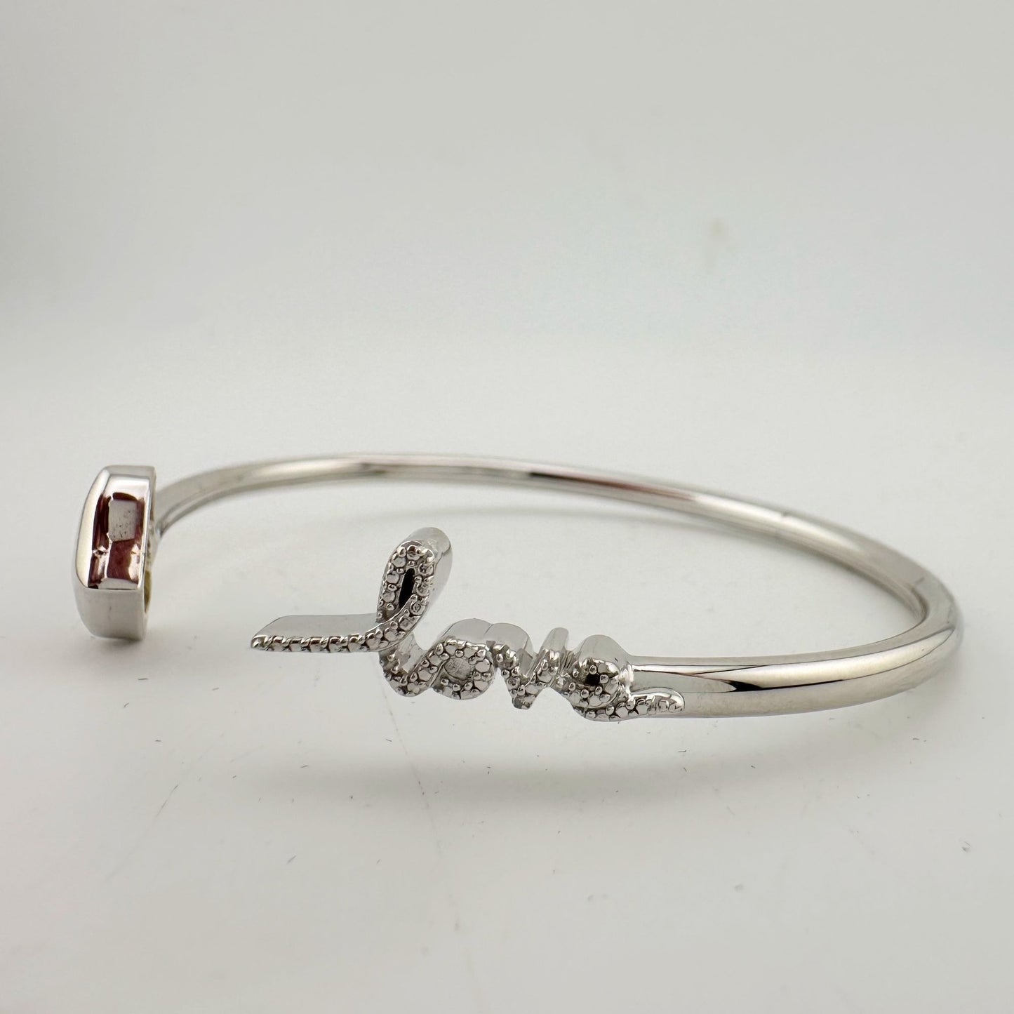 Sterling Silver "LOVE" Cuff Bracelet