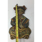 Vintage Mexican Woman Collectible Wooden Wall Art- about 12'' tall