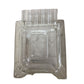 Vintage Clear Glass Squared Ashtray