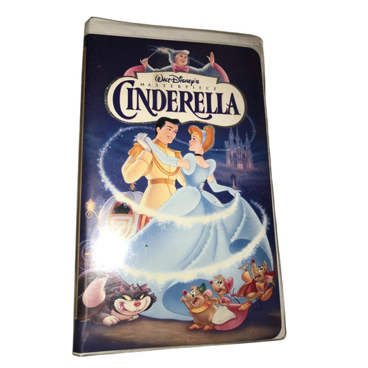 Walt Disney's Masterpiece Cinderella VHS Tape with Case