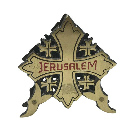 Celtic Jerusalem Brass Napkin Holder - Israel Souvenir --  A+ Stuff Napkin Holders & Dispensers