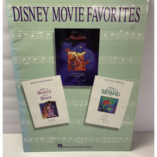 Vintage Disney Movie Favorites Music Song Book- Alto Saxophone