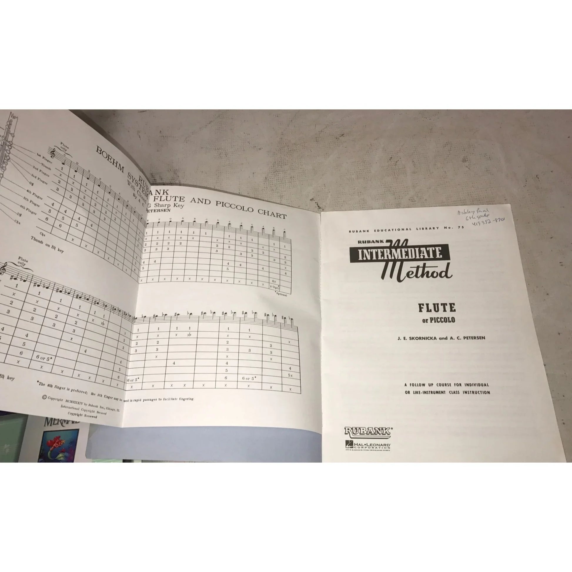 Rubank Intermediate Method: Flute or Piccolo (Rubank Educational Library #75) - A+ Stuff