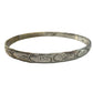 Symbol Etched Silverplated Bangle bracelets Stamped MEXICO (6)