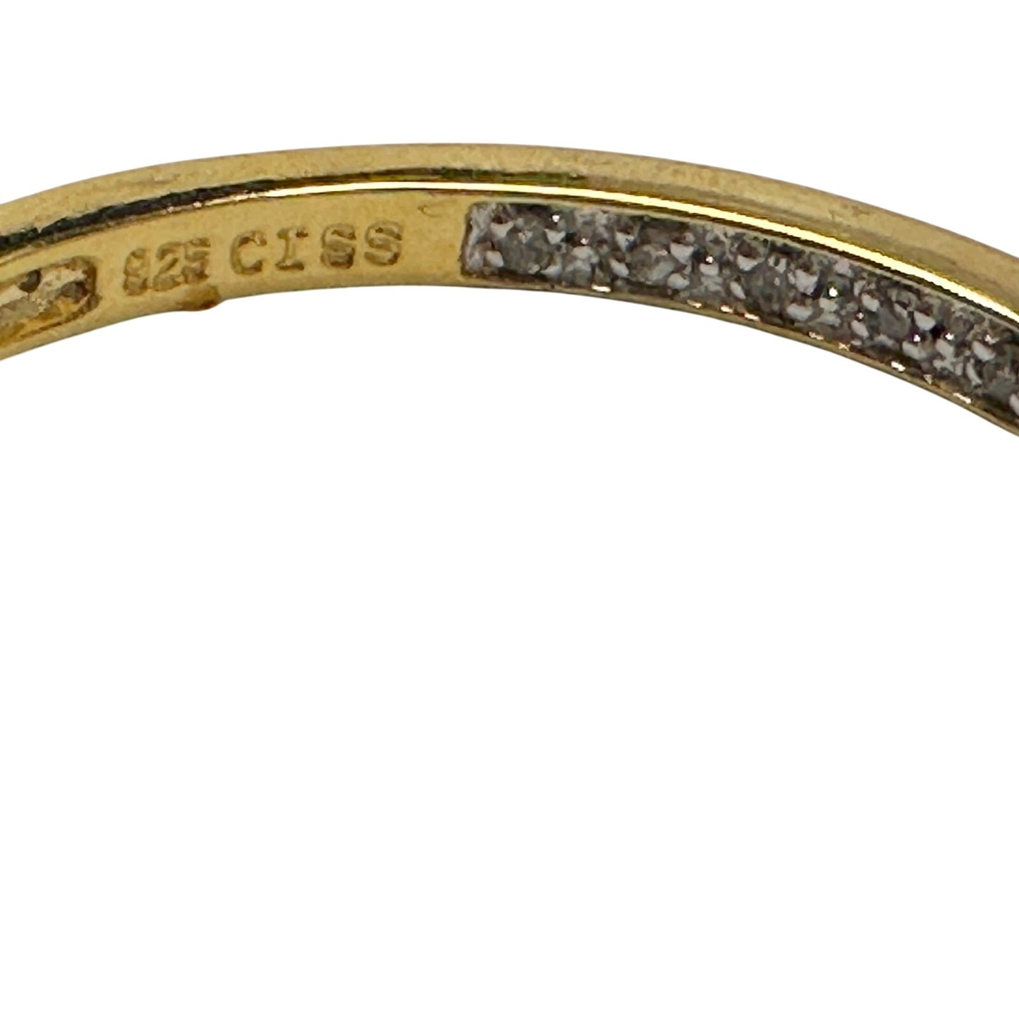 Beautiful 1/2 Carat Inside Out Diamond Hoop Earrings - 14kt Goldplate over 925 Sterling Silver